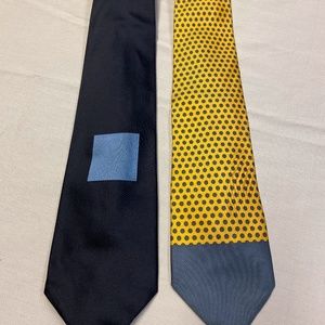 Lot of 2: Gene Meyer Silk Ties